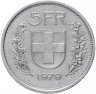 Купить Швейцария 5 франков 1979