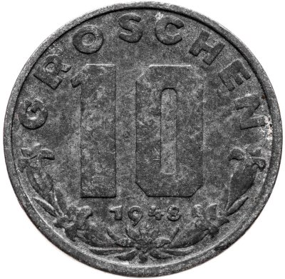 купить Австрия 10 грошей 1948