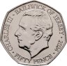 Купить Джерси 50 пенсов (pence) 2024 "Святые покровители Британских островов - Святой Эндрю Шотландский"