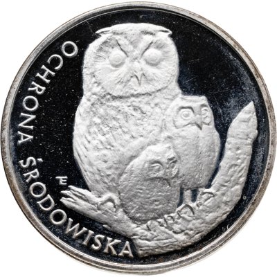 купить Польша 500 злотых (zlotych) 1986 "Охрана окружающей среды - Сова"
