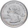Купить США 1/4 доллара (квотер, 25 центов) 2002 P "Штат Луизиана"