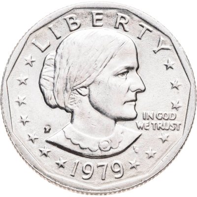 купить США 1 доллар (dollar) 1979 P доллар Сьюзен Энтони знак монетного двора "P" - Филадельфия