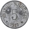Купить Германия "Бергцаберн" 5  пфеннигов 1917 нотгельд