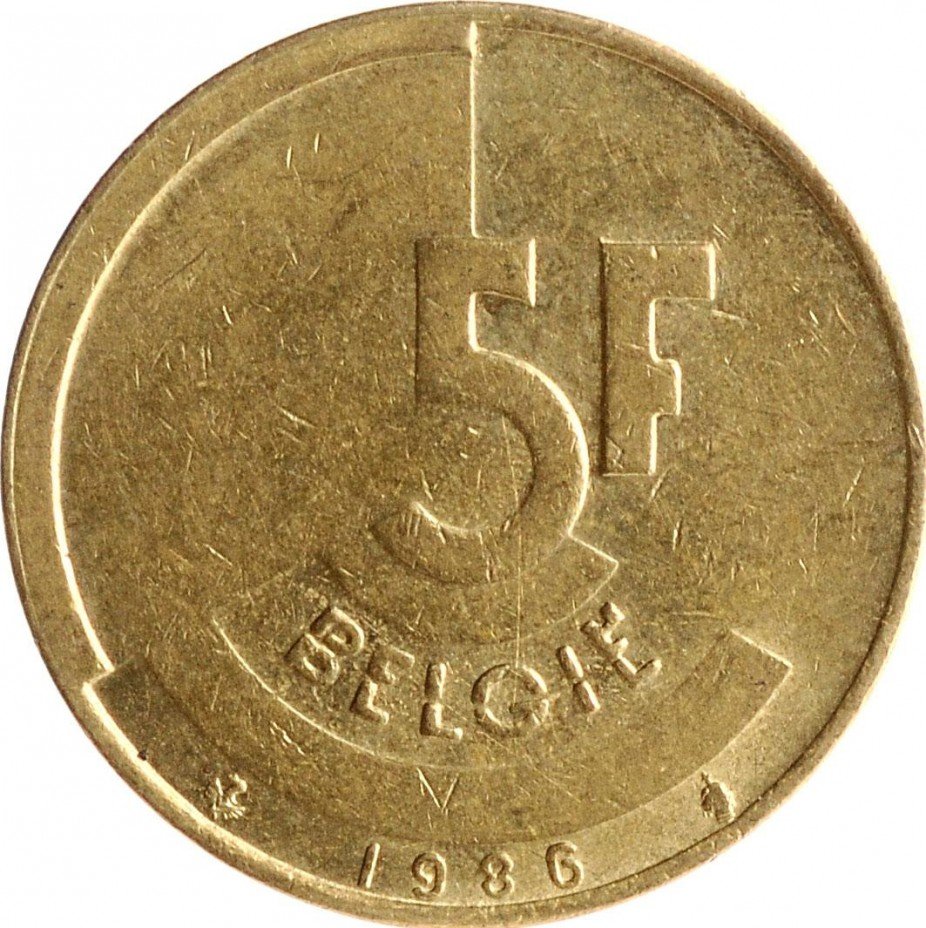 купить 5 франков 1986