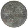 Купить Германия 1 пфенниг (pfenning) 1866