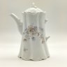 Купить Чайник с цветочным рельефным декором (под реставрацию), фарфор, деколь с подрисовкой, золочение, Weimar Porzellan (Веймарский фарфор), Германия, 1905-1924 гг.
