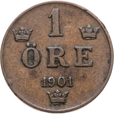 купить Швеция 1 эре (ore) 1901