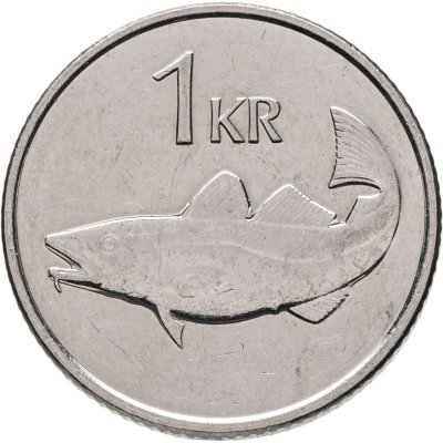 купить Исландия 1 крона 2011 "Рыба треска"