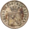 Купить Германия, Гессен-Дармштадт 6 крейцеров (kreuzer) 1855