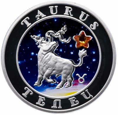 купить Армения 100 драм 2008 Proof "Знаки зодиака - Телец"
