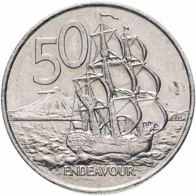 купить Новая Зеландия 50 центов (cents) 1999-2006, случайный год