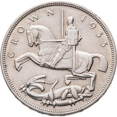 купить Великобритания 1 крона (crown) 1935 "25 лет правления Короля Георга V"