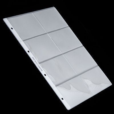 Купить Профессиональный (professional) лист для банкнот на 8 ячеек ( 310x245 мм), формат Гранд (Grande)