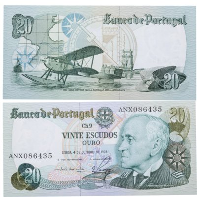 купить Португалия 20 эскудо 1978 год P-176b(1)