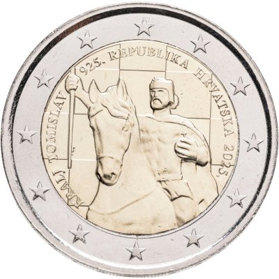 купить Хорватия 2 евро 2025 "1100-летие Королевства Хорватии и коронации короля Томислава"