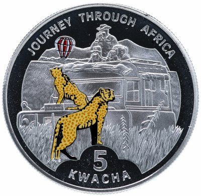 купить Малави 5 квача (kwacha) 2006 "Путешествие по Африке - сафари"