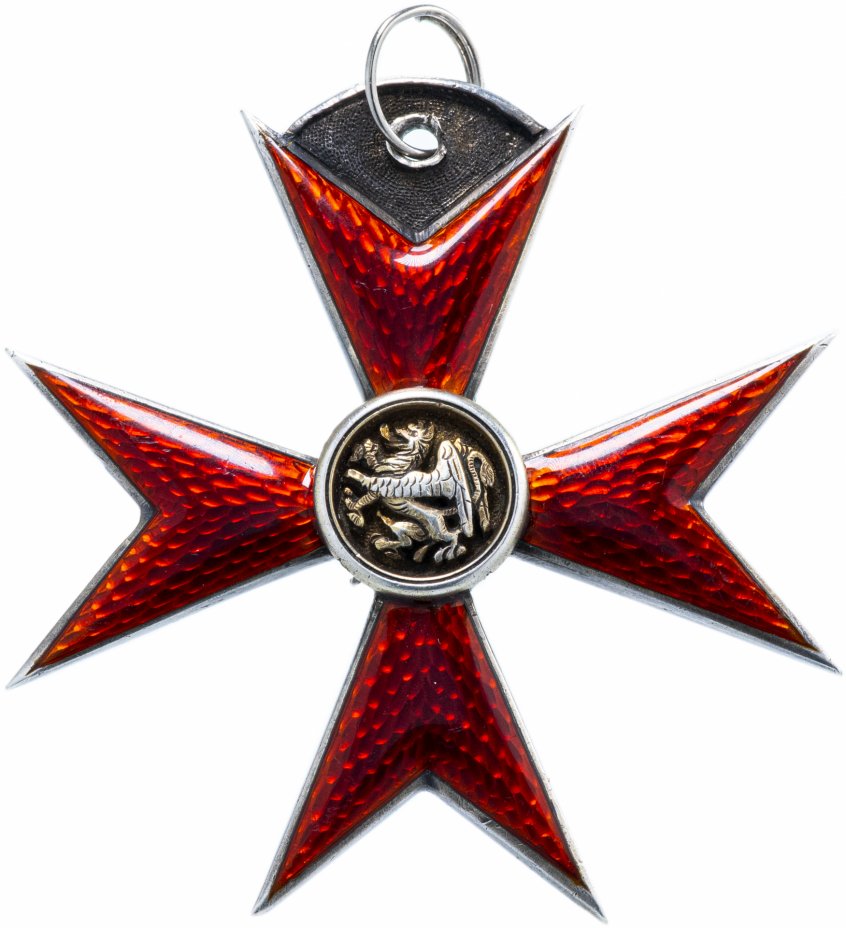 купить Орден Грифона (Мальтийский крест красной эмали с изображением грифона в центре)