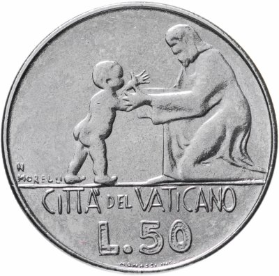 купить Ватикан 50 лир 1978