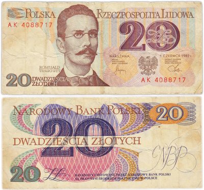 купить Польша 20 злотых 1982