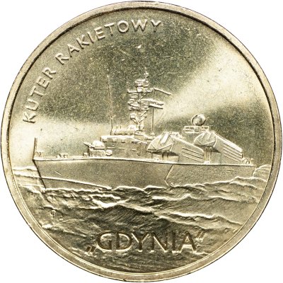 купить Польша 2 злотых 2013 "Ракетный катер "Гдыня"