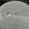 Купить Блюдо сервировочное для подачи горячих блюд с цветочным декором, фарфор, золочение, деколь, Дулевский фарфоровый завод (Дулёво), СССР, 1968-1991 гг.