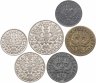 Купить Польша, набор монет от 5 до 50 грошей 1923 года (6 шт.)