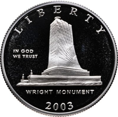 купить США 50 центов (1/2 доллара) 2003 "100 лет со дня первого полета"
