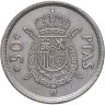 Купить Испания 50 песет (pesetas) 1975, 78 внутри звезды