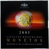 Купить Литва годовой набор 2003 BU (6 монет в официальном буклете)