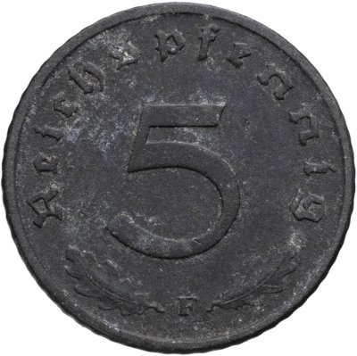 купить Германия, Третий рейх 5 рейхспфеннигов 1940, "F"