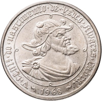 купить Португалия 50 эскудо (escudos) 1968 500 лет со дня рождения Педру Алвариша Кабрала