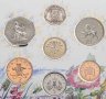Купить Великобритания 1989 набор из 7-ми монет в официальном буклете