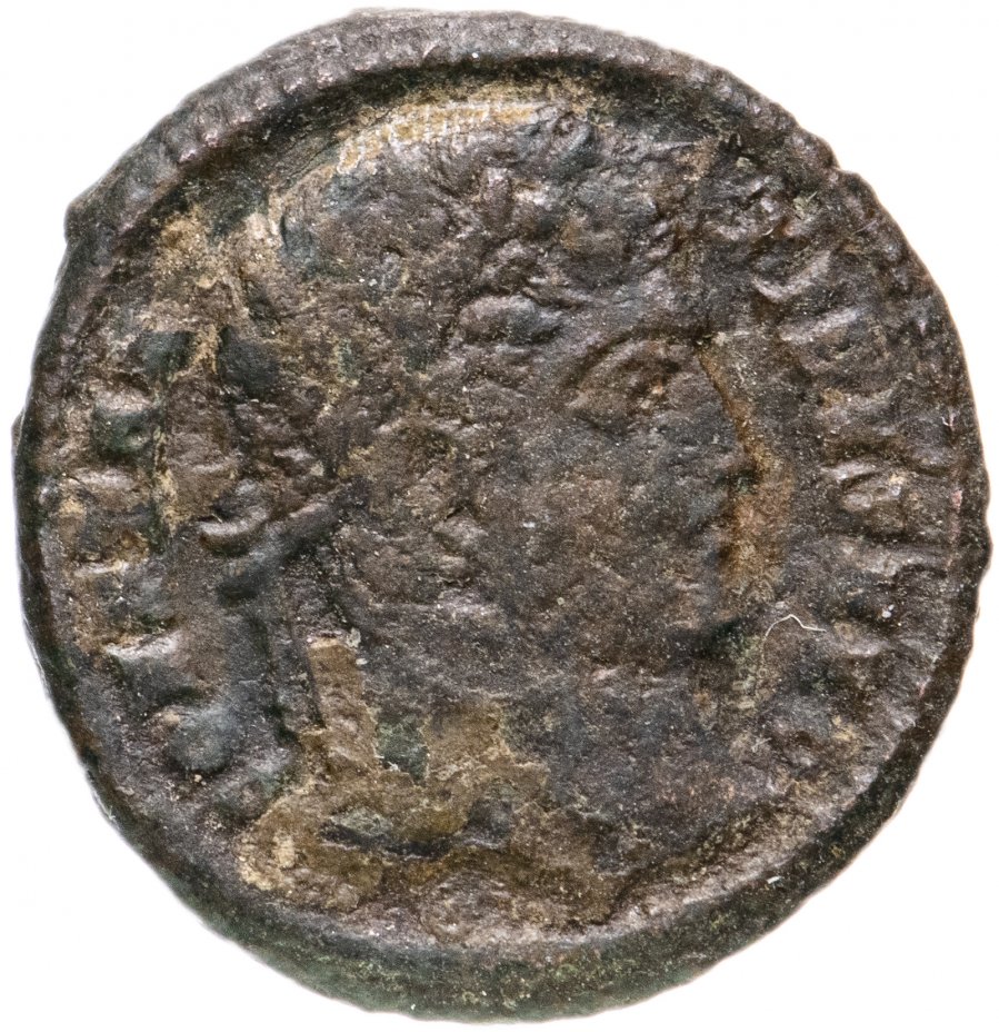купить Римская Империя, Константин I, 306-337 гг, Нуммий (реверс: крепостная башня с воротами)