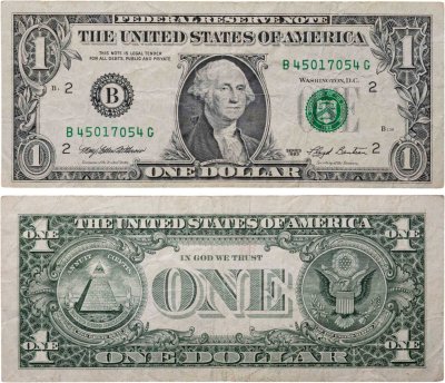 купить США 1 доллар 1993 B - Нью-Йорк