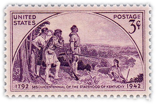 купить США 3 цента 1942 "150 лет штату Кентукки"