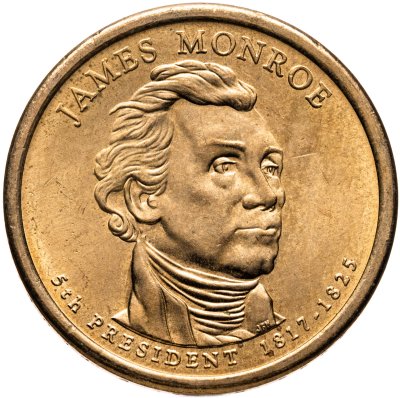 купить США 1 доллар 2008 "5-ый Президент США - Джеймс Монро"
