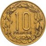 Купить Экваториальная Африка и Камерун 10 франков (francs) 1961