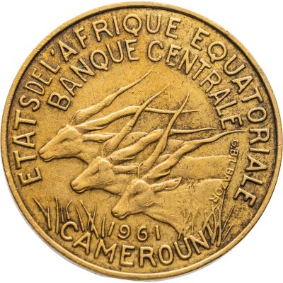 купить Экваториальная Африка и Камерун 10 франков (francs) 1961