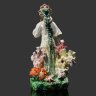 Купить Статуэтка «Волхова» (по мотивам былины о Садко), автор Н.А. Малышева, фарфор, роспись, золочение, люстр, Дулевский фарфоровый завод (Дулёво), СССР, 1957 г.
