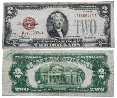 купить США 2 доллара 1928 series 1928 F