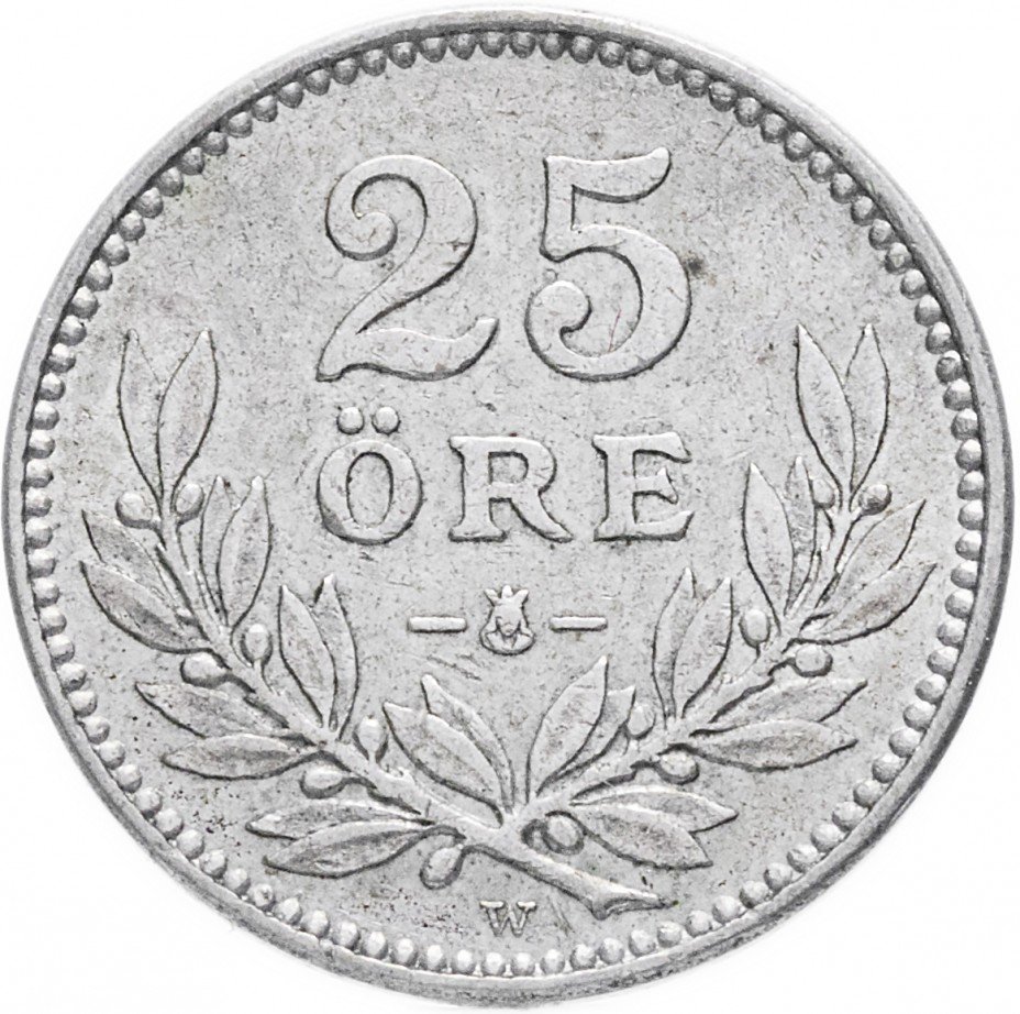 купить Швеция 25 эре 1917