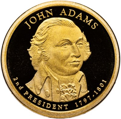 купить США 1 доллар (dollar) 2007 Proof "Джон Адамс (2-й президент США)"