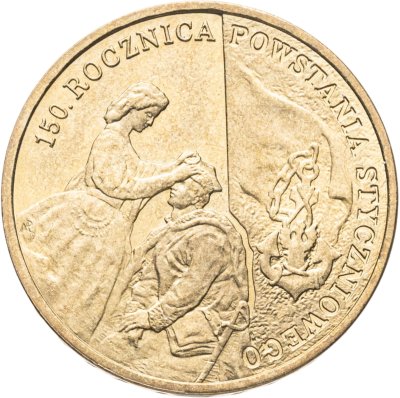 купить Польша 2 злотых (zlote) 2013 150 лет Январскому восстанию