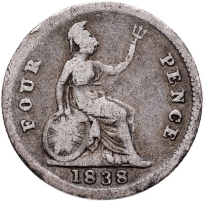 купить Великобритания 4 пенса (pence) 1838