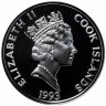 Купить Острова Кука 50 долларов 1993 "500 лет открытию Америки - Отец Жак Маркетт"