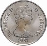 Купить Тёркс и Кайкос 1/2 кроны (crown) 1981