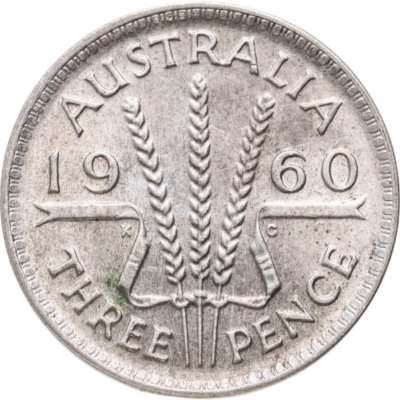 купить Австралия 3 пенса (pence) 1960