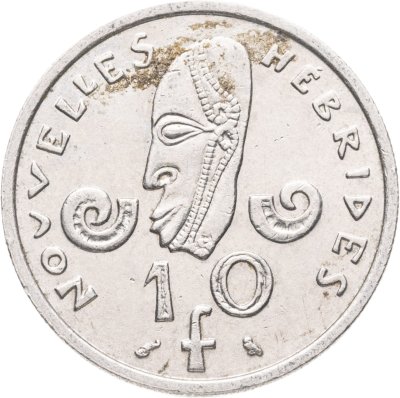 купить Новые Гебриды 10 франков (francs) 1970