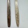 Купить Набор из 2-х вилок для лимона (в подборе), мельхиор (медь-никель), Кольчугинский завод цветных металлов, СССР, 1960-1980 гг.