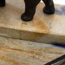 Купить Настольный письменный набор для кабинета из 6 предметов, мрамор, металл, стекло, СССР,  1950-1970 гг.